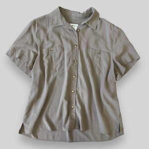 Orvis silk button down